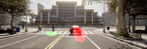 Action-slot visualizations of atomic activities in traffic scenes